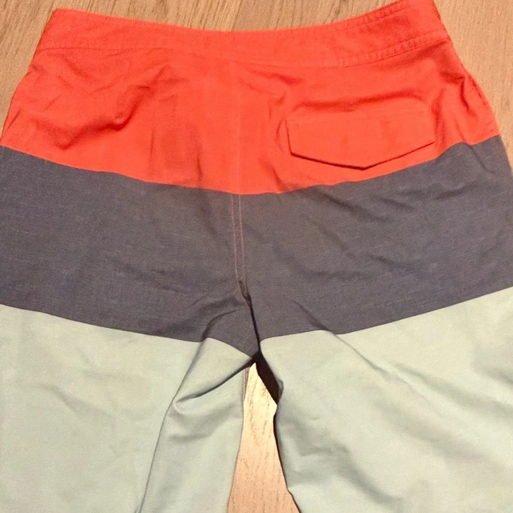 Colorblock Swim/Surfer Trunks - Picture 4 of 4